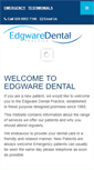 Mobile Screenshot of edgwaredental.com